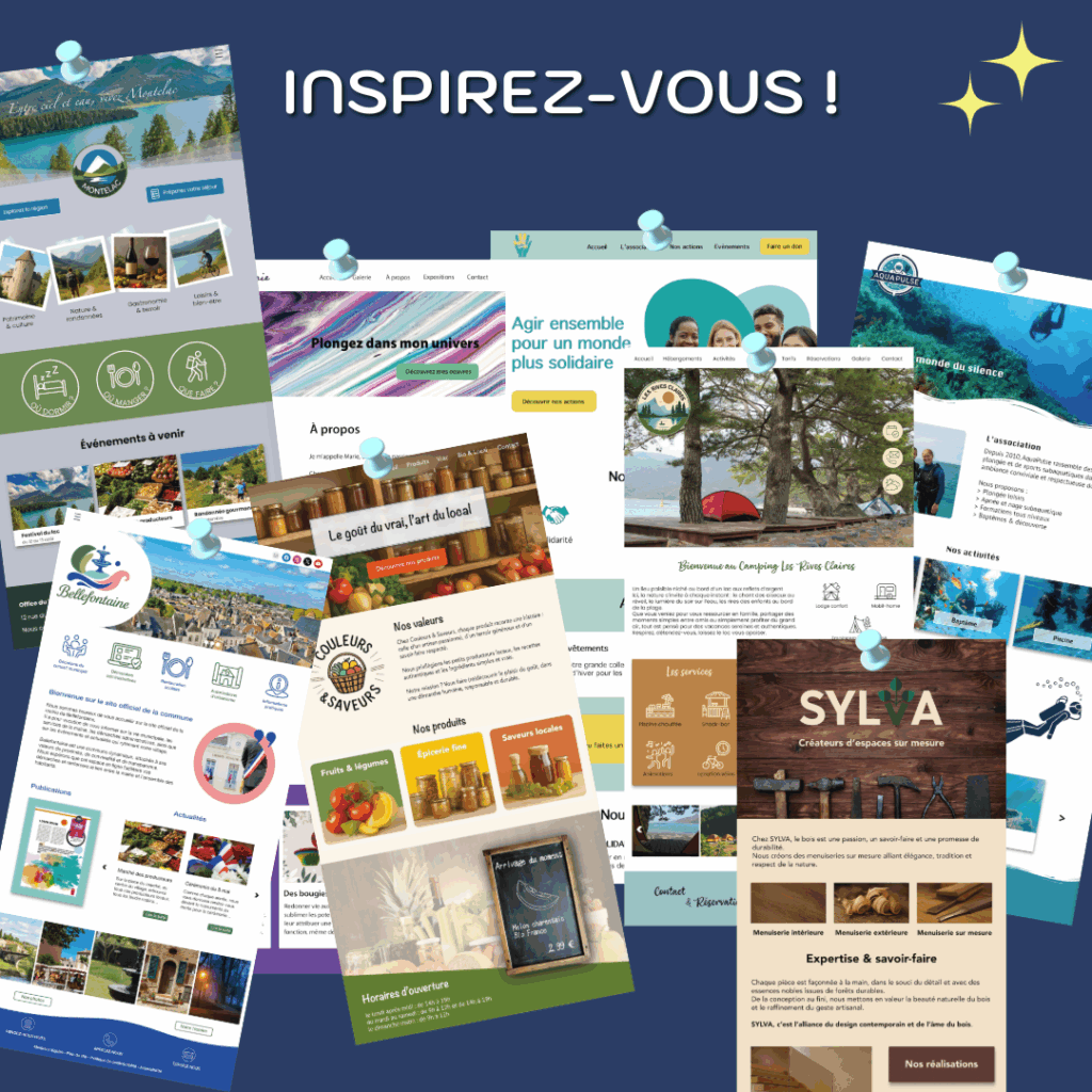 exemples de sites visuel - exemples de sites