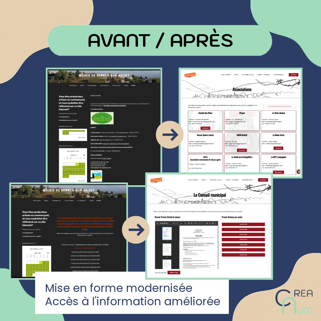 AVANT APRES - Pages CM et Associations Serres-sur-Arget