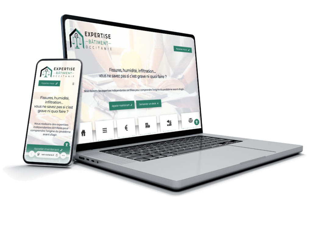 Mockup - Expertise Batiment Occitanie