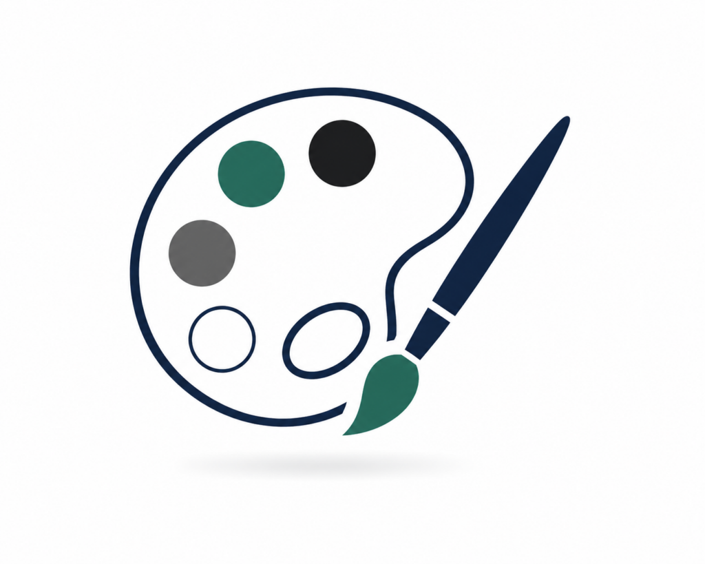 Illustration - Palette peinture Expertise Bâtiment Occitanie