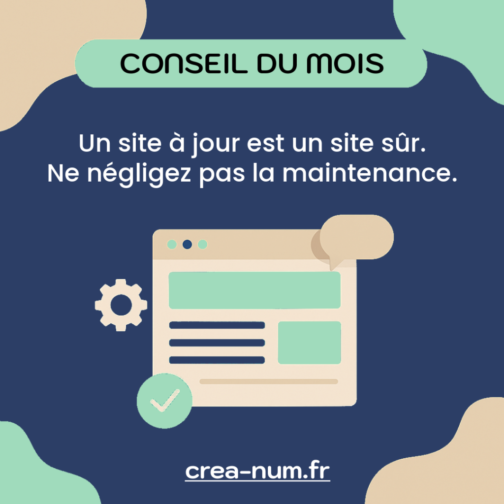 CONSEIL DU MOIS #9 - Sécurité & maintenance