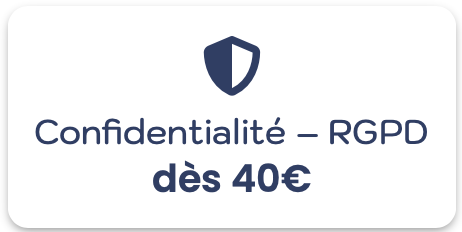 Confidentitialité RGPD